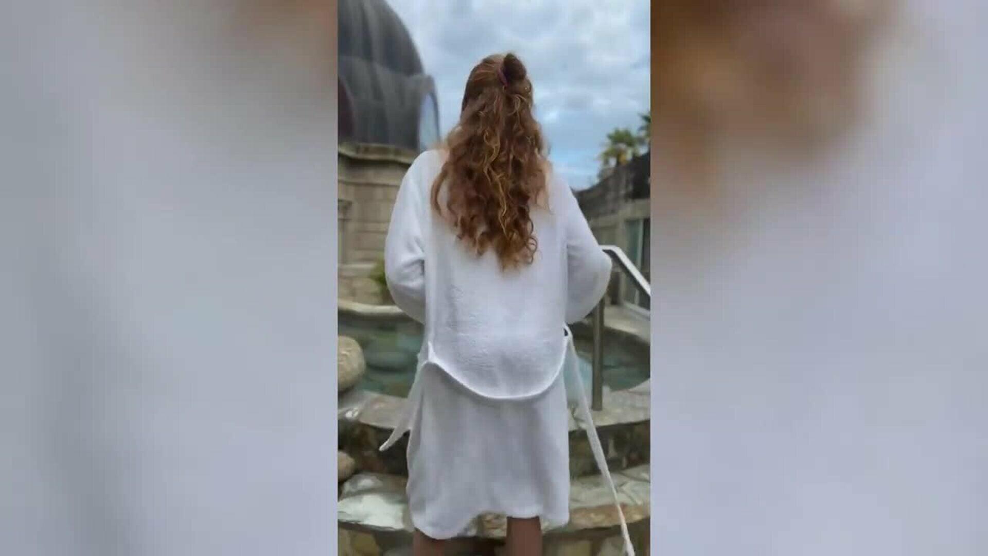 María Castro enseña su mágico lugar de vacaciones en Pontevedra