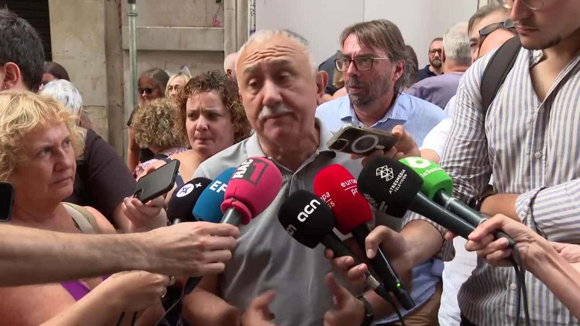 Álvarez insta a los partidos catalanes a trabajar por los derechos laborales en el Congreso