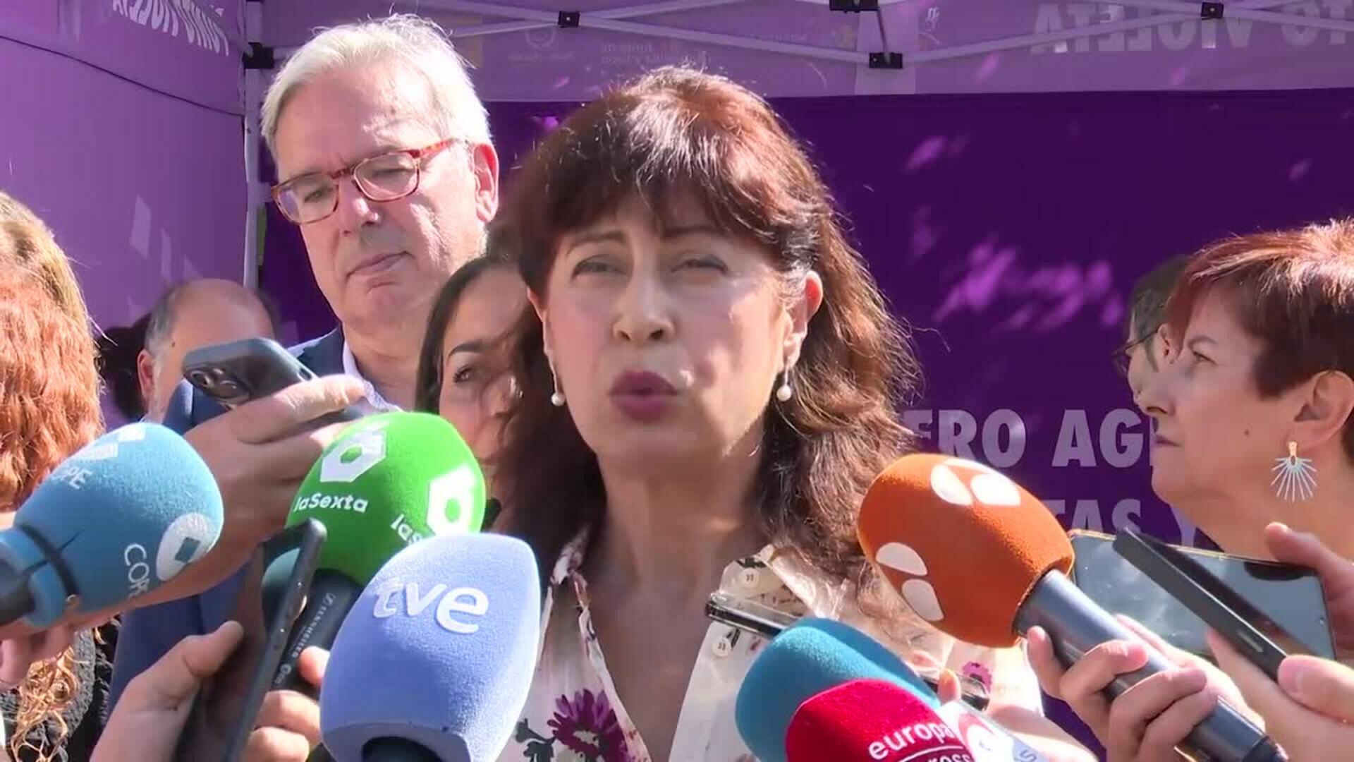 Redondo critica a PP y Vox por "ridiculizar" los puntos violeta al eliminarlos en Valdemoro