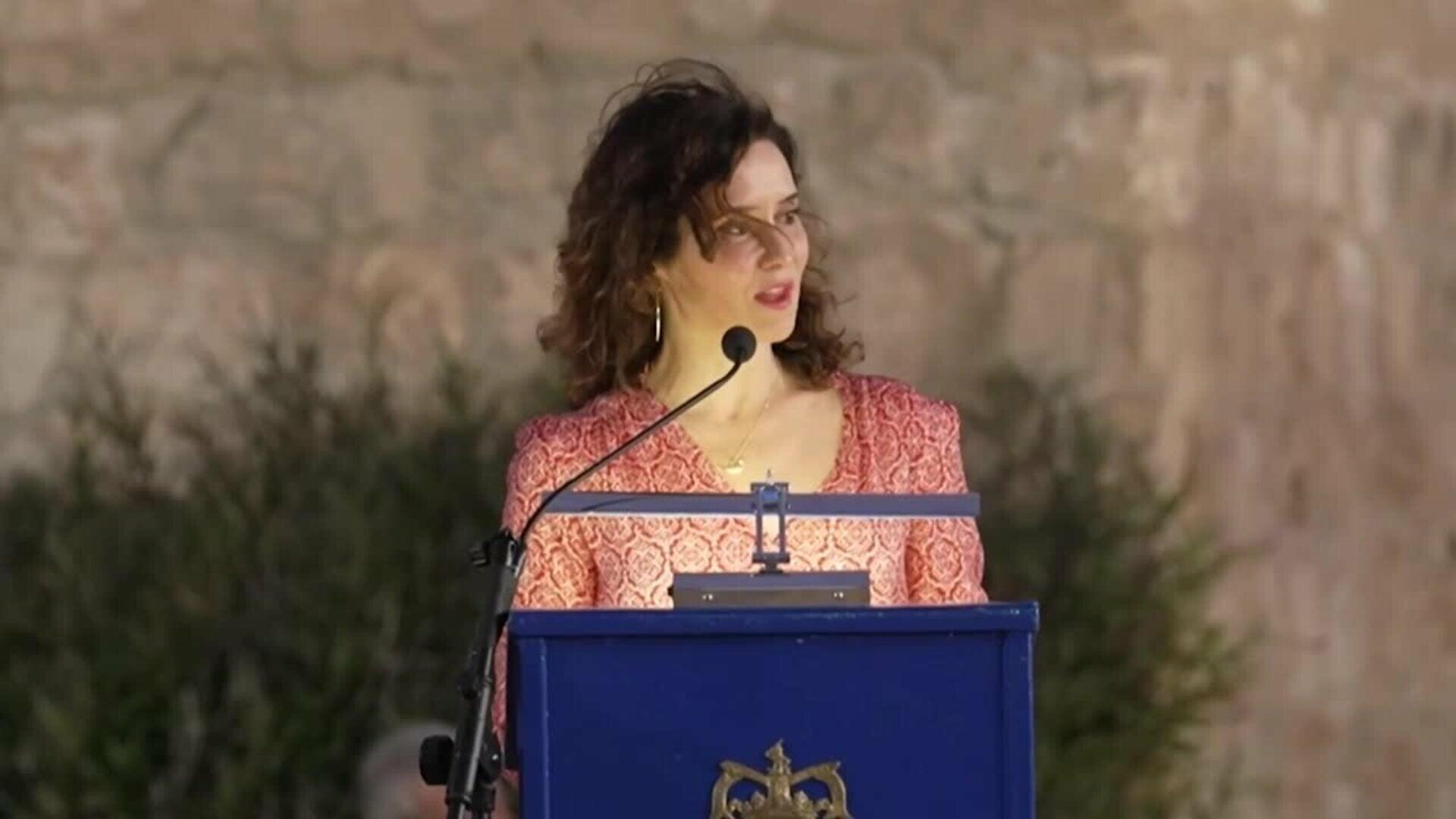 Ayuso en el Día de Melilla: "Defendéis nuestra nación y soberanía cada día"