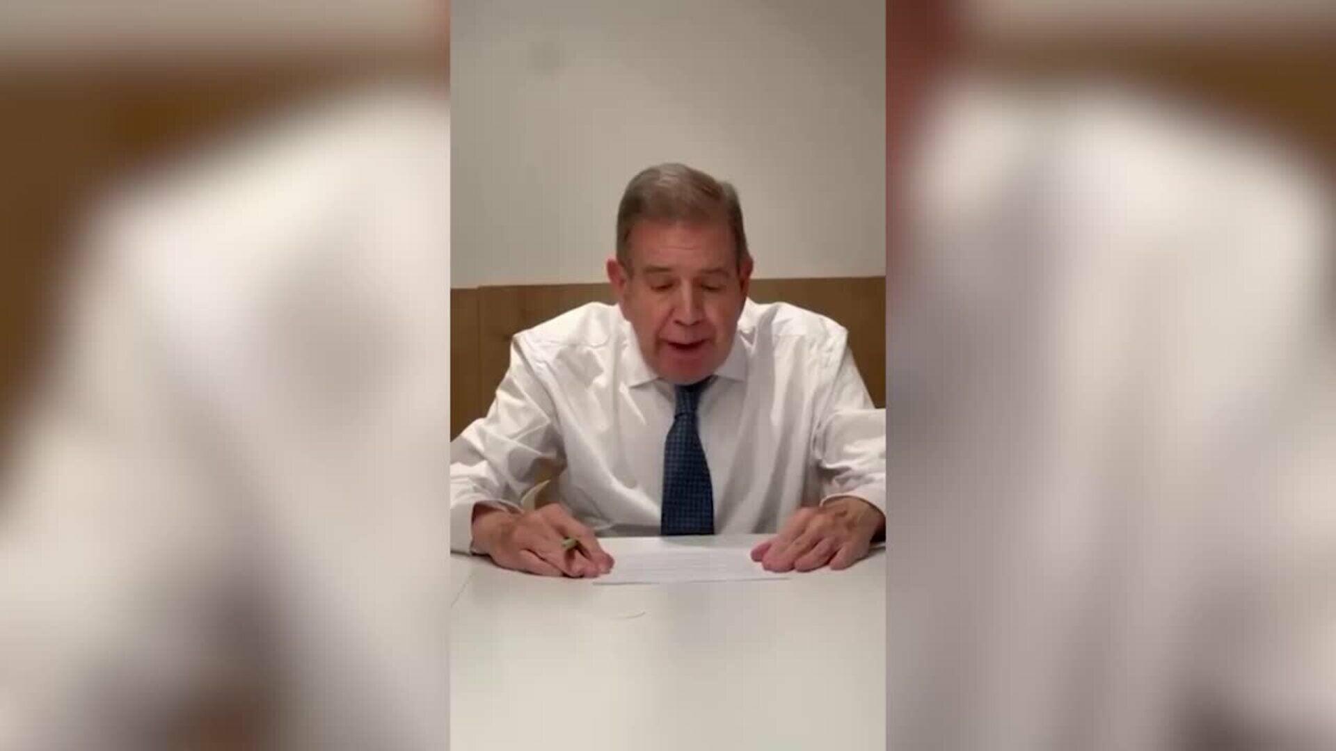 González denuncia coacciones para reconocer el triunfo de Maduro a cambio de salir de Venezuela