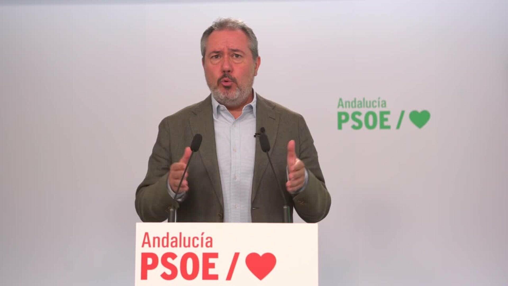 Espadas lamenta que Moreno "no ha estado a la altura" en su reunión con Sánchez