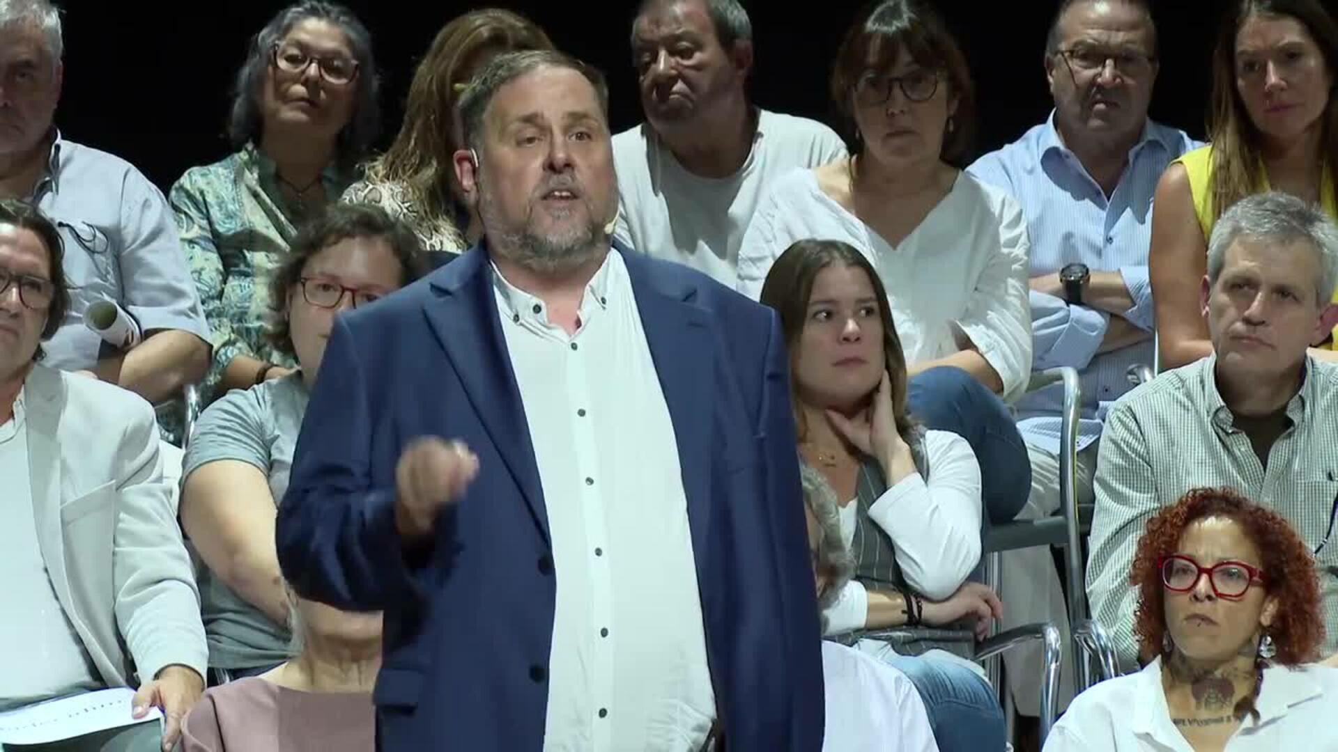 Junqueras promete "un 1-O y 3-O tan largo como haga falta" para la independencia de Catalunya