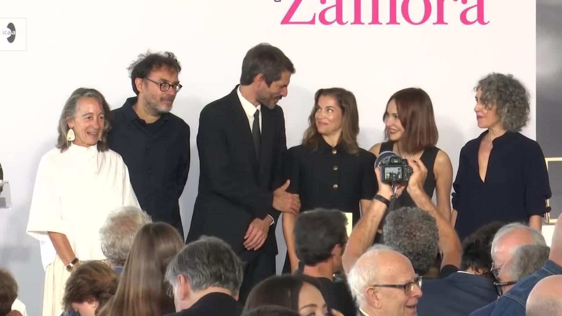 La productora María Zamora recibe el Premio Nacional de Cinematografía