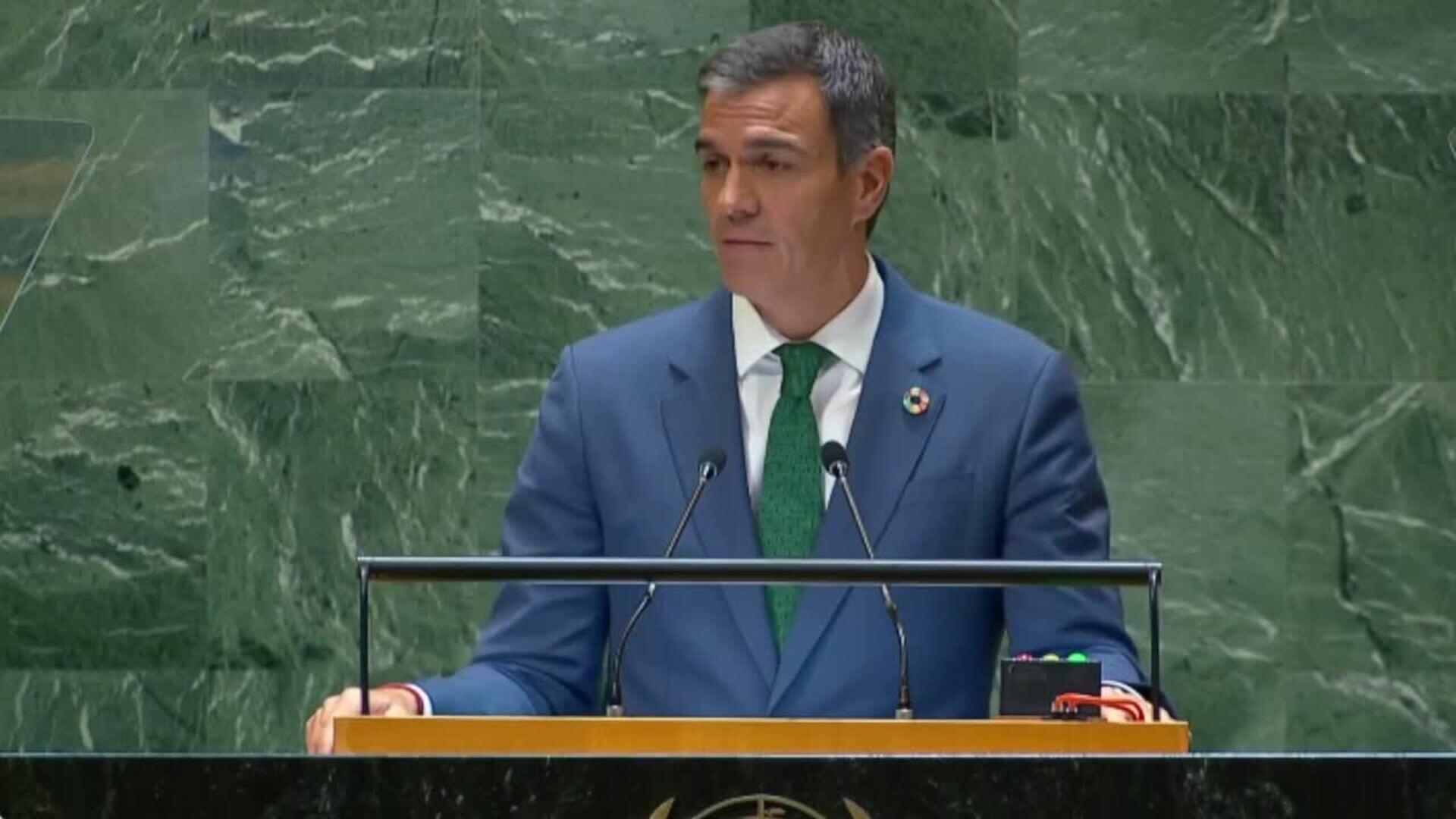 Sánchez condena en la ONU amenazas a líderes en Venezuela