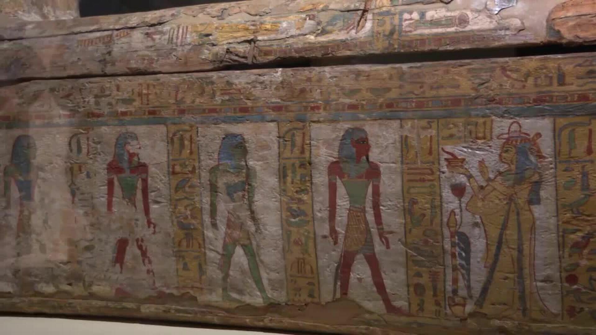 El Museo Arqueológico Nacional expone el ataúd egipcio de la sacerdotisa y música de Amón