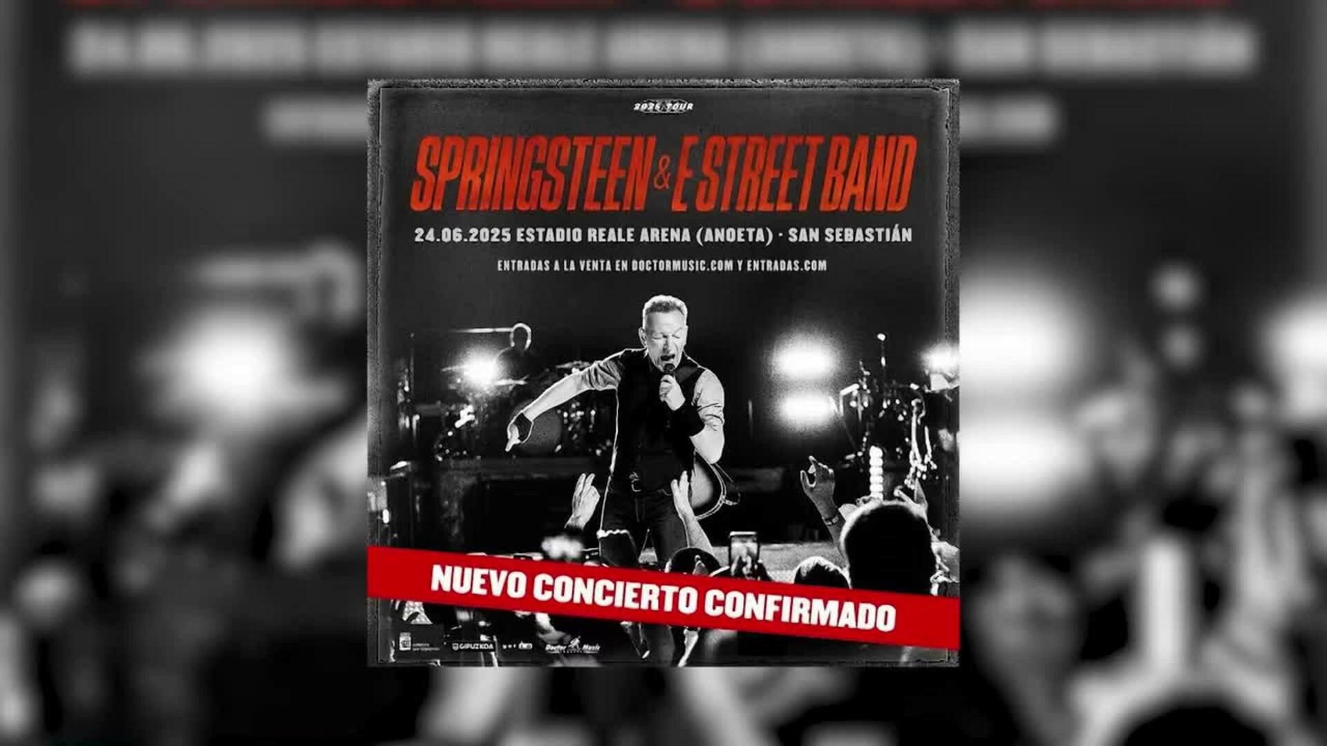 Confirmado un nuevo concierto de Bruce Springteen en San Sebastián el 24 de junio