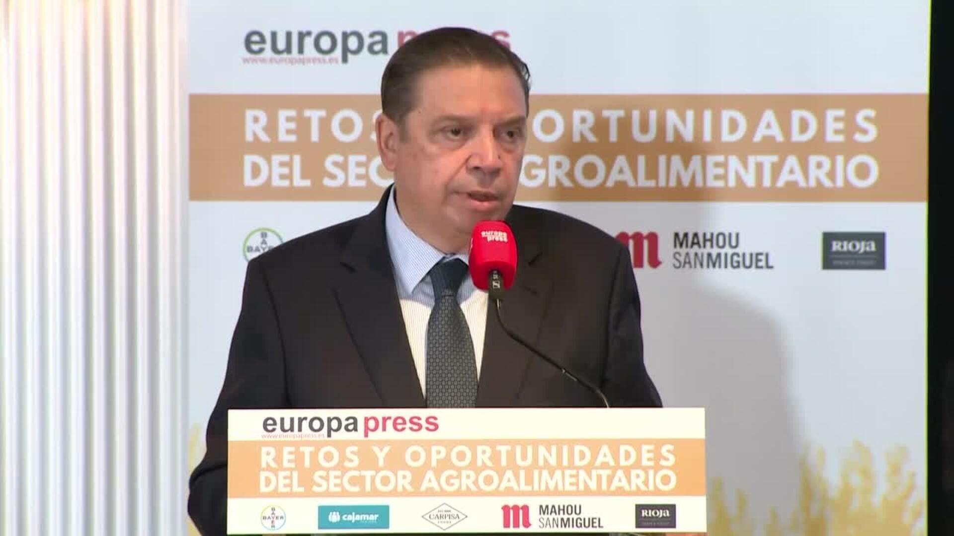 Planas aboga por transformar los sistemas alimentarios