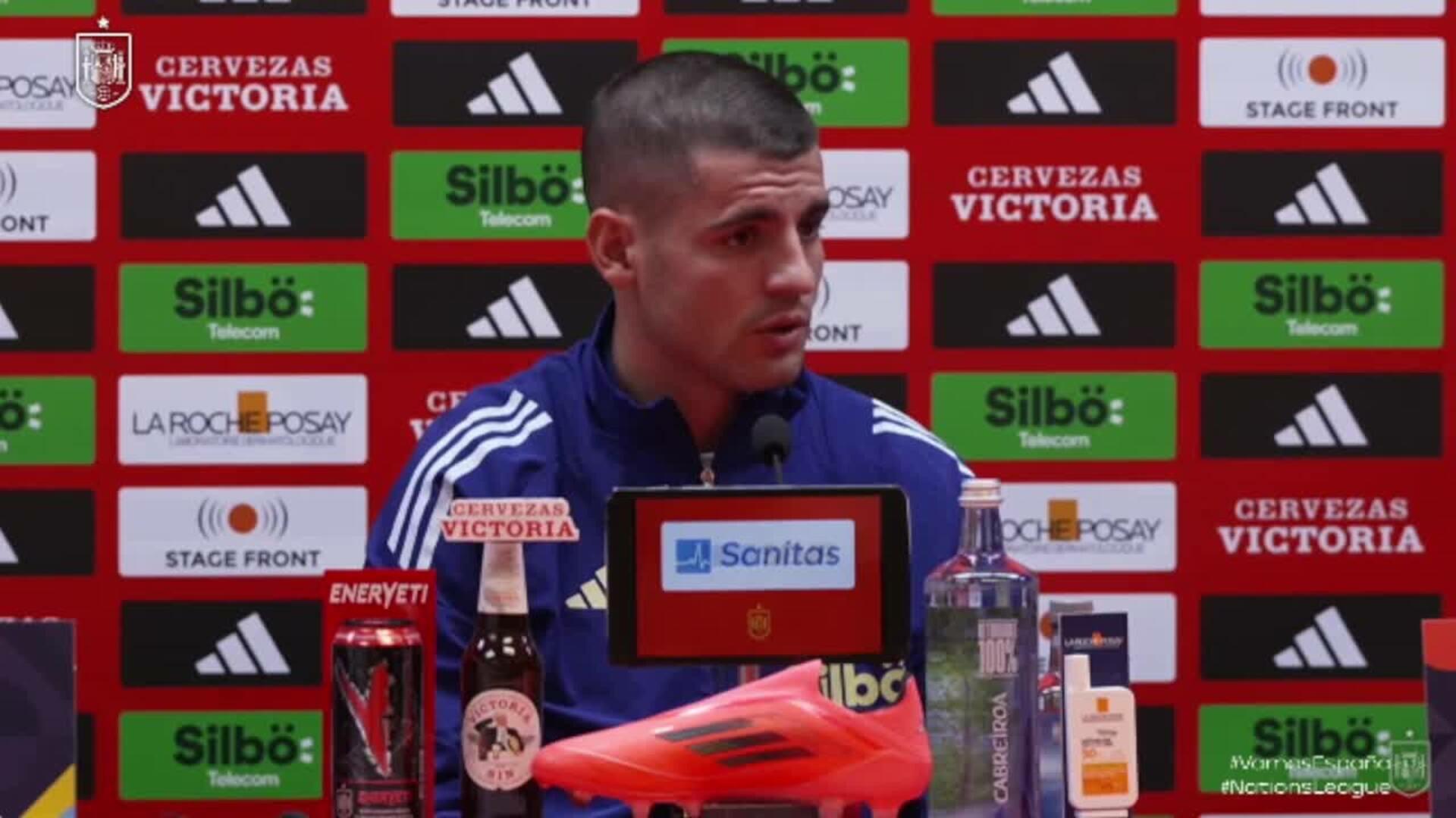 Álvaro Morata: "Nos hacía falta cariño después de los extraterrestres"