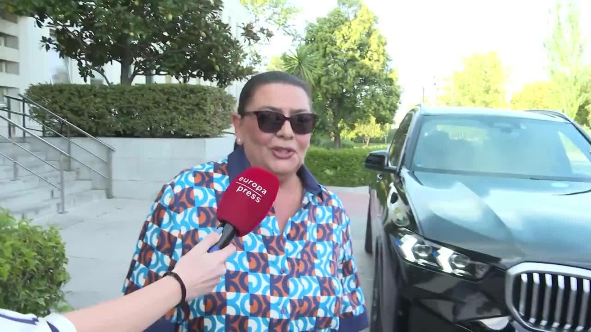 María del Monte, sin palabras ante el complicado momento de salud que atraviesa Antonio Tejado