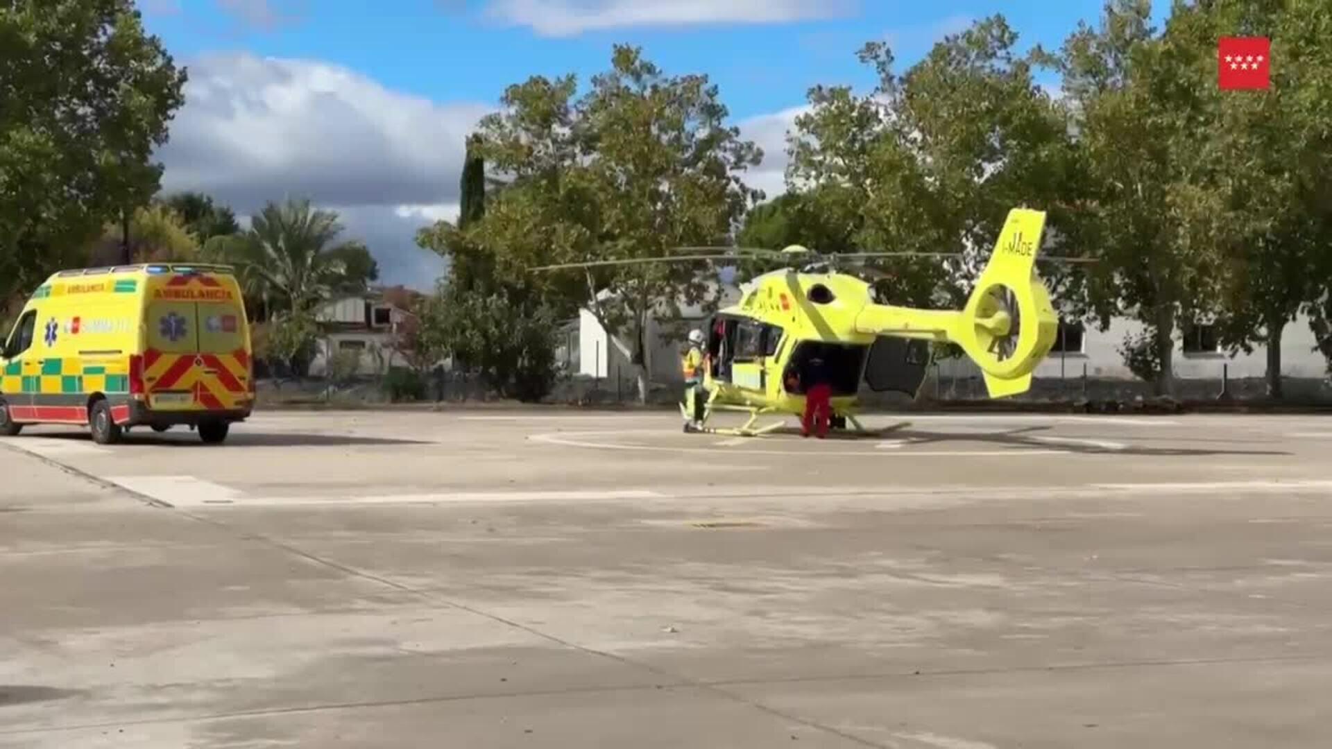Herido grave un obrero al caer desde un andamio en Arganda del Rey (Madrid)