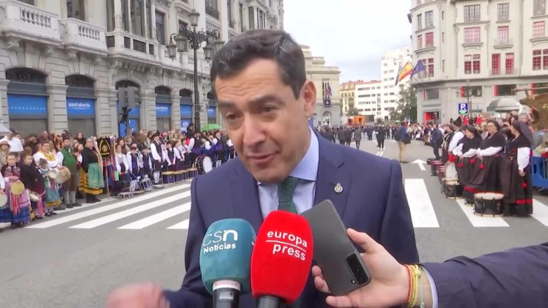 Moreno asegura que el Princesa de Asturias de Carolina Marín "reconoce su coraje y superación"