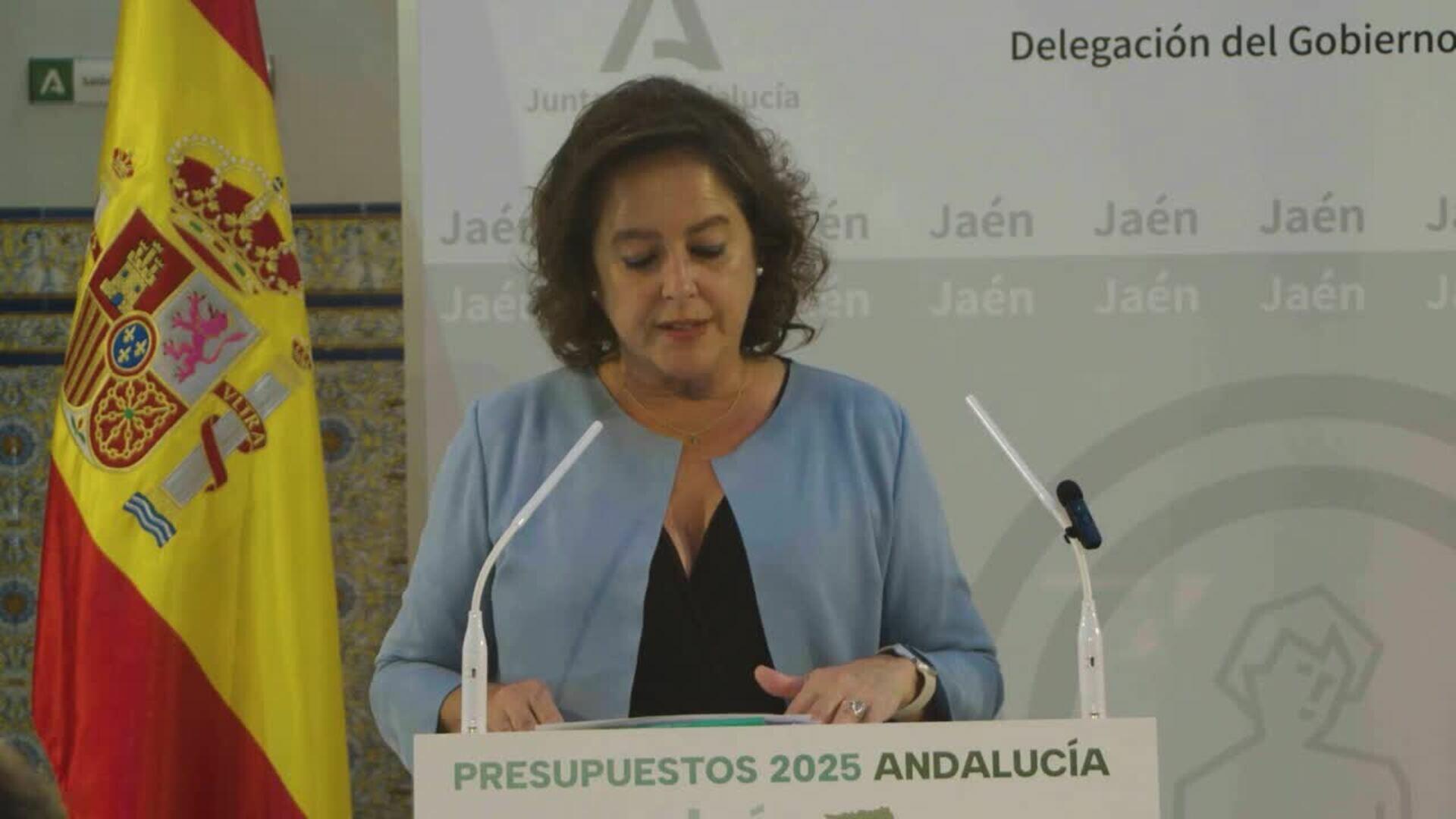 El presupuesto de la Junta para 2025 contempla 365 millones en la provincia de Jaén