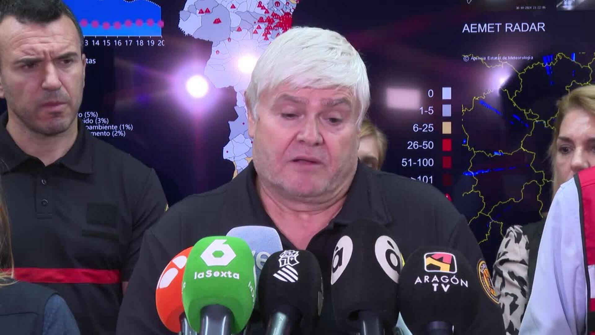 Emergencias asegura que no hay personas pendientes de rescates aéreos ni en vehículos