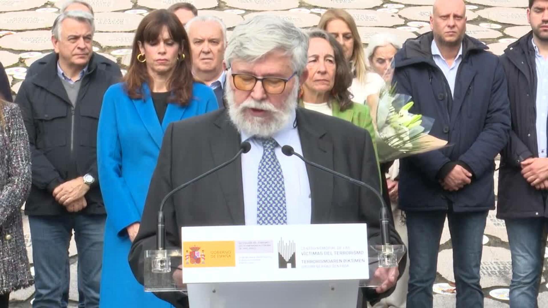 Director del Memorial de Víctimas propone ampliar los programas para deslegitimar el terrorismo