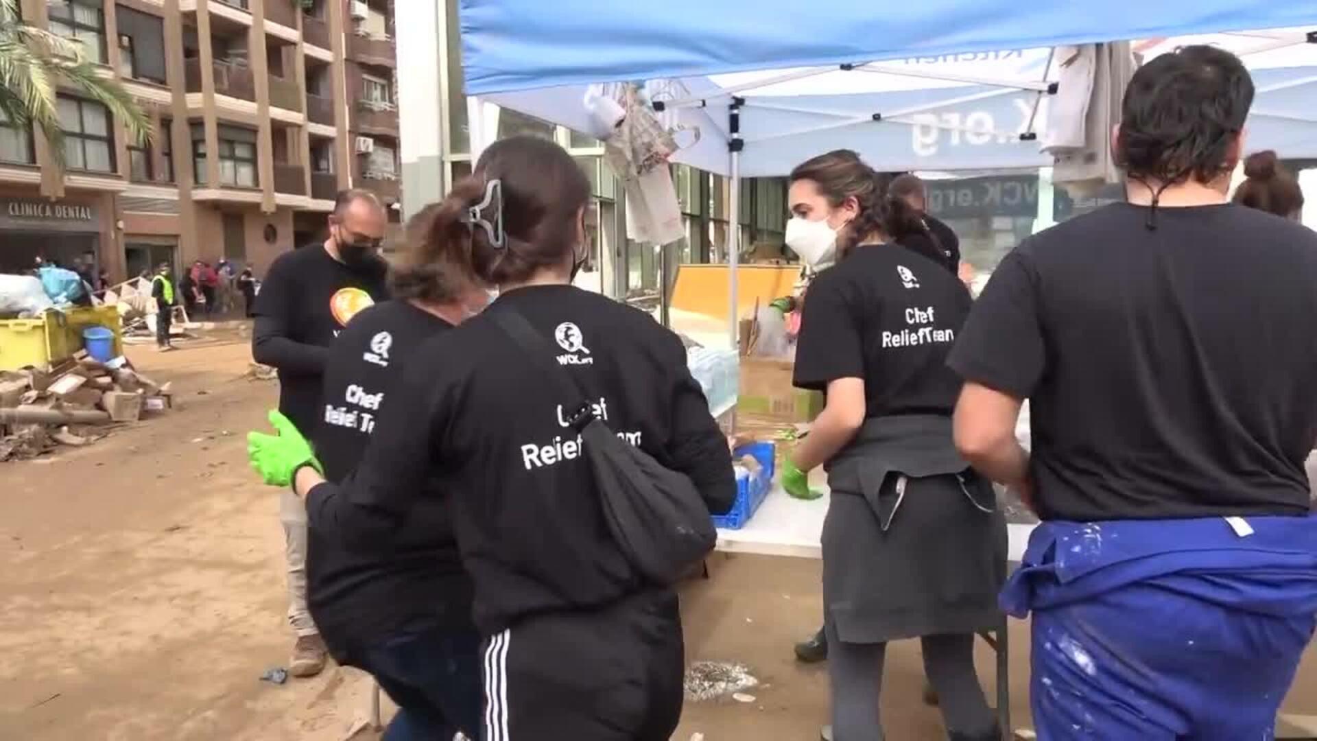 Anita Matamoros ayuda sin descanso en Valencia: "Somos la generación de hierro"