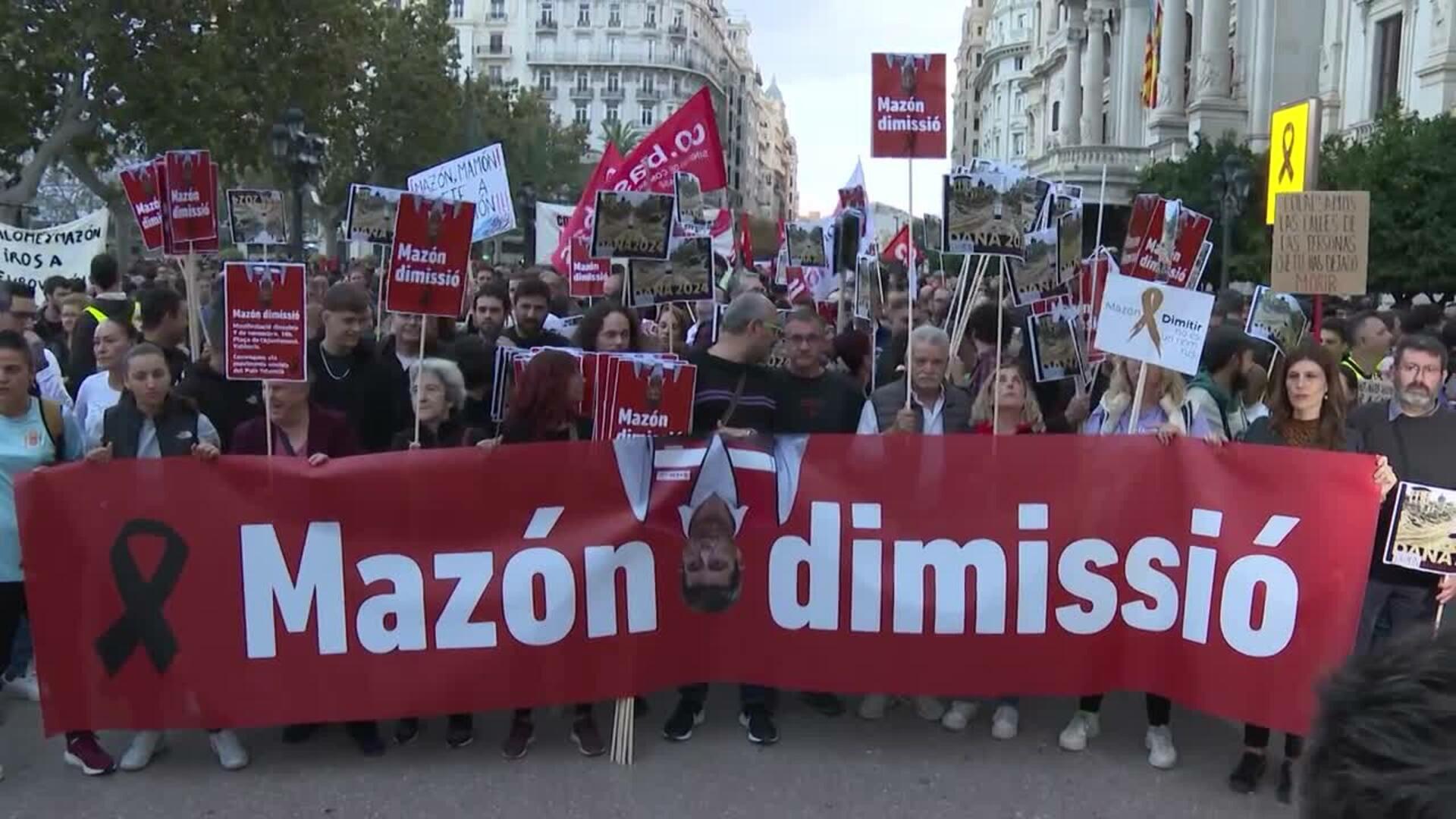 La gestión de Mazón de la DANA marca la actualidad política tras las manifestaciones