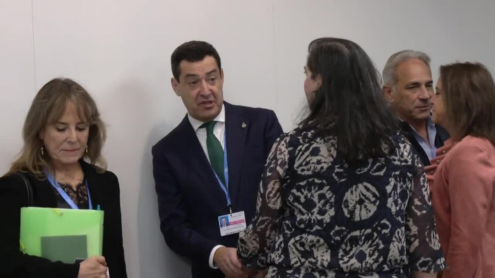 Moreno anuncia que Andalucía aprobará una estrategia para liderar la regeneración de agua