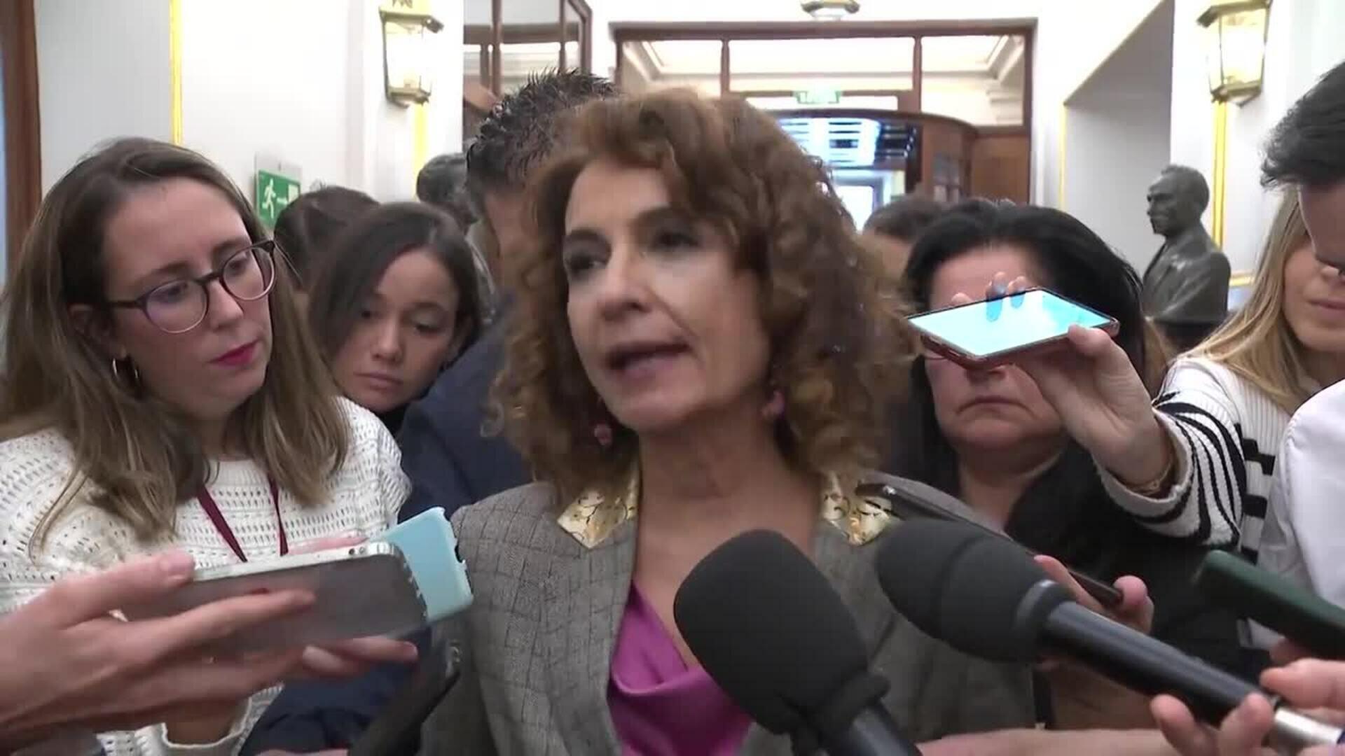 Montero celebra el acuerdo con Podemos por la reforma fiscal: "Ha sido fruto del diálogo"