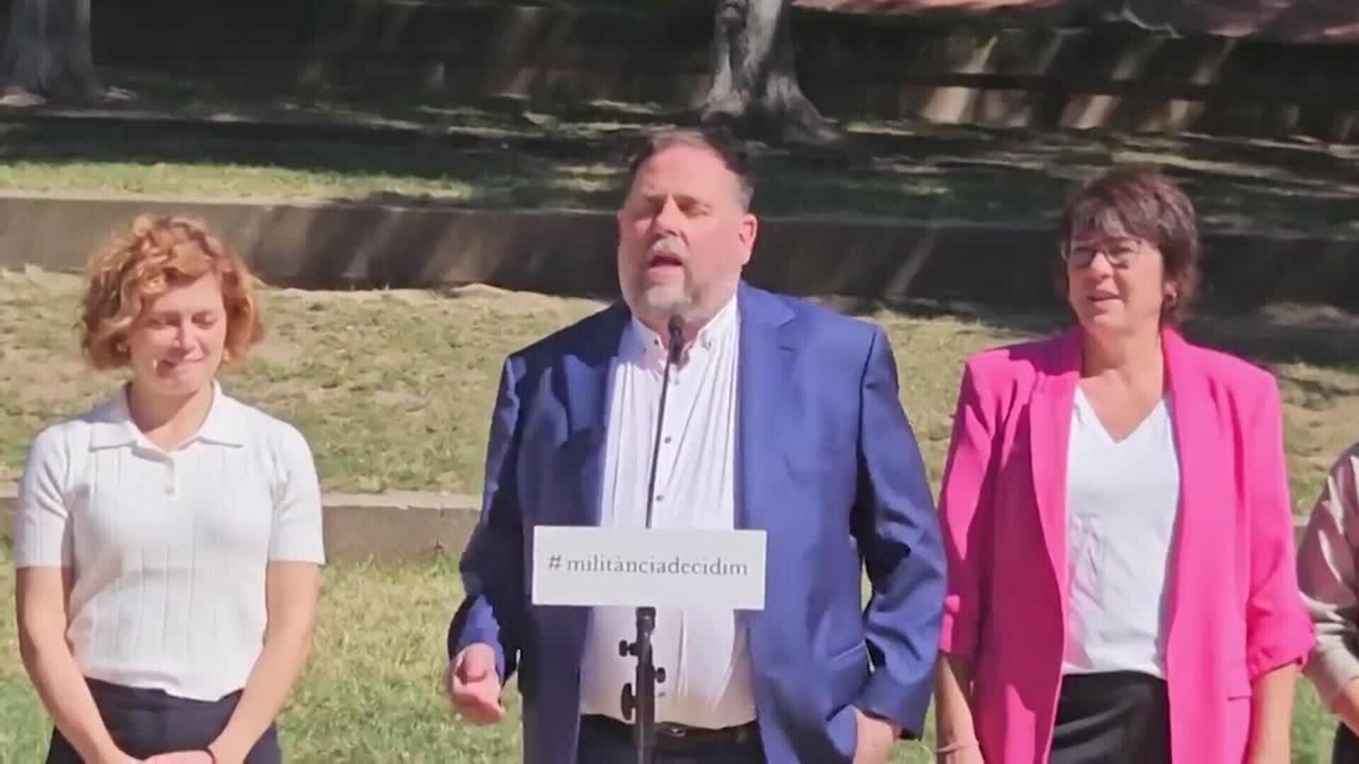 Junqueras y Godàs se disputarán presidir ERC en segunda vuelta tras no superar el 50% de votos