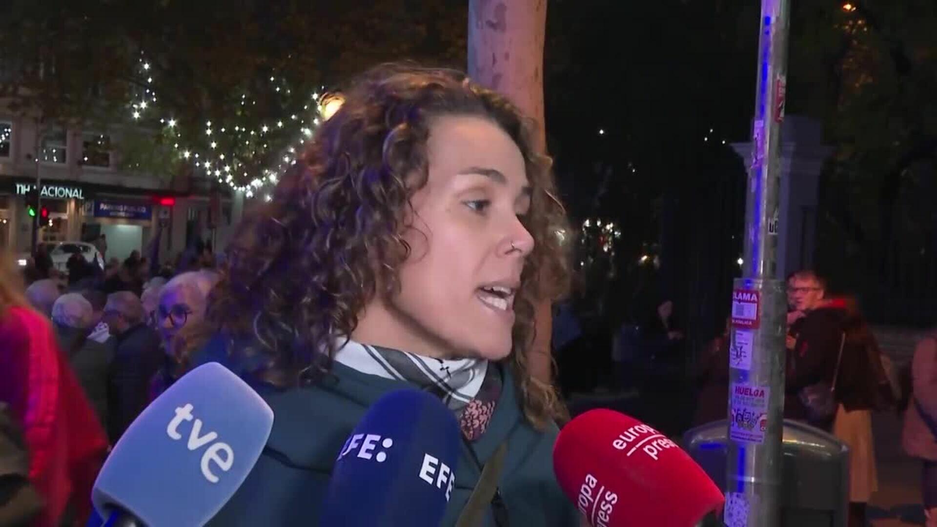 Una manifestación en Madrid exige romper relaciones con Israel para "poner fin al genocidio"