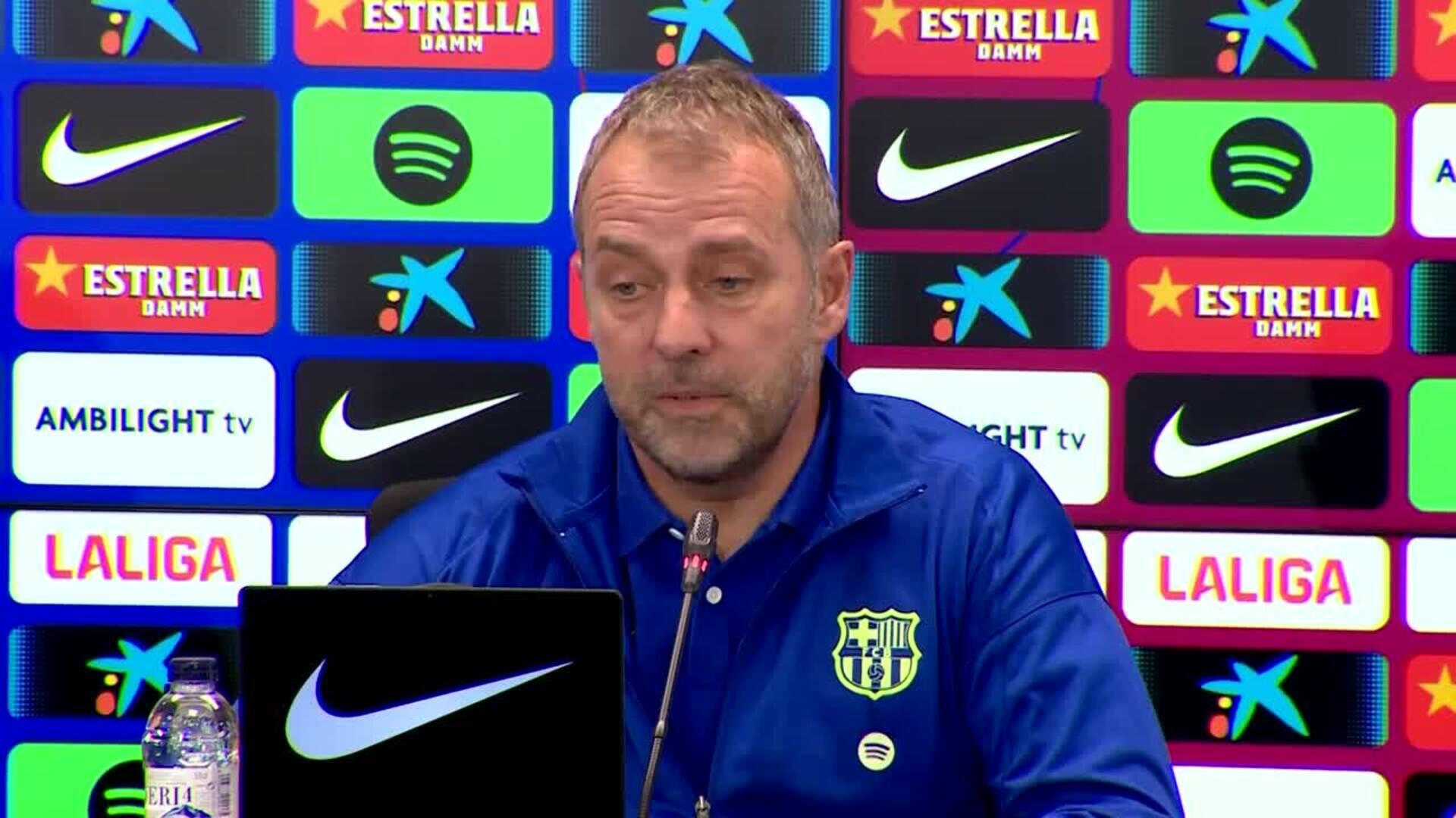 Hansi Flick: "Quiero ver que todos los jugadores luchan por la victoria"