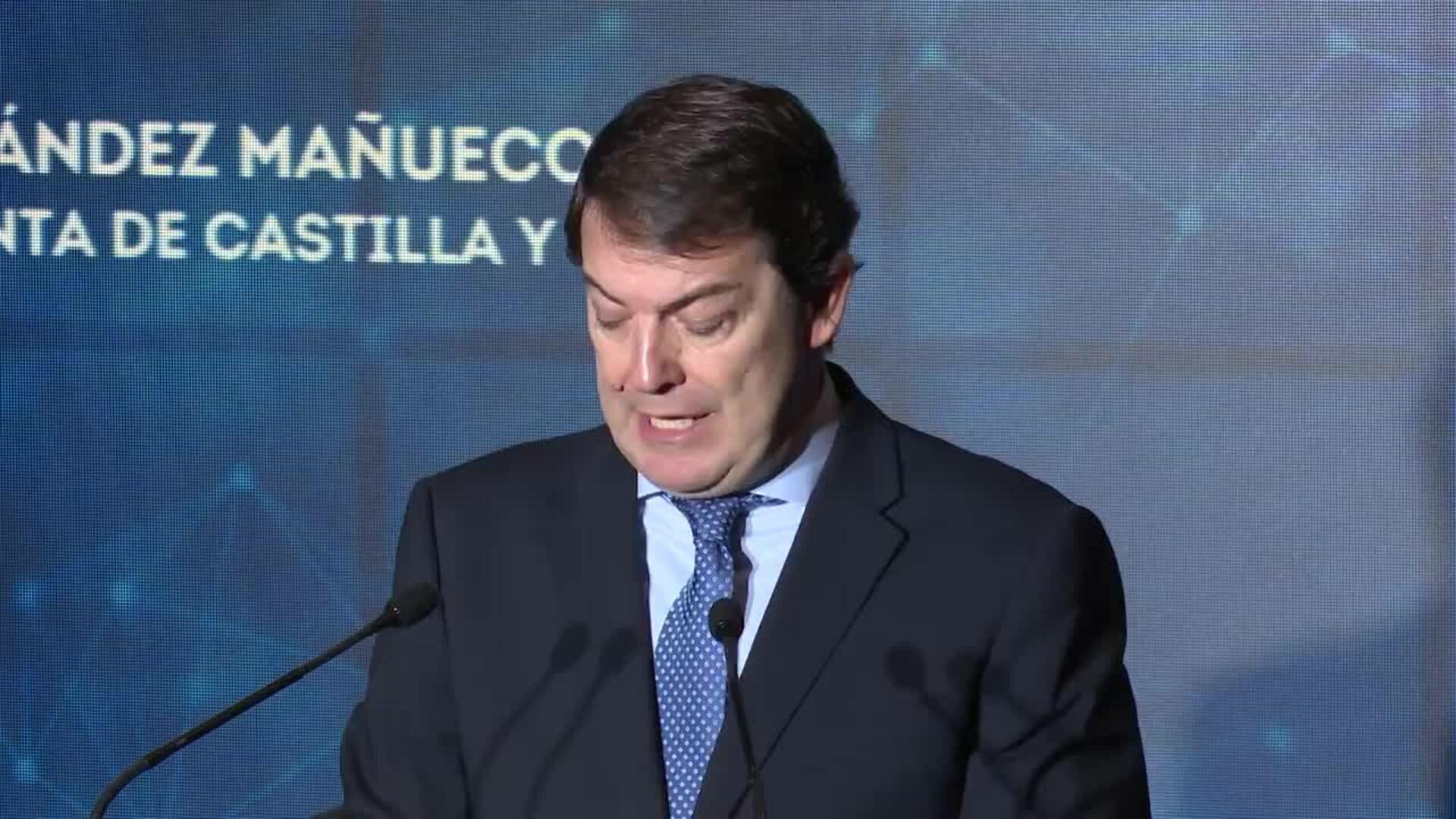Mañueco cifra en 3.600 millones el aumento del PIB con el Corredor Atlántico
