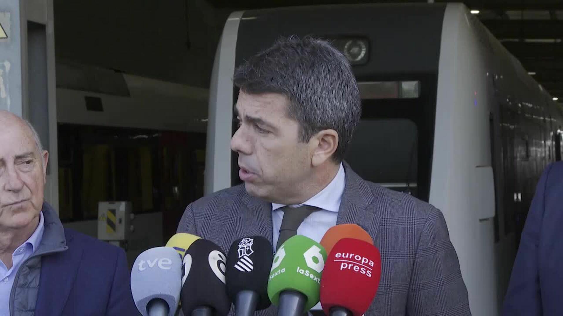 Mazón critica que Compromís "se dedica a sacar tajada política"