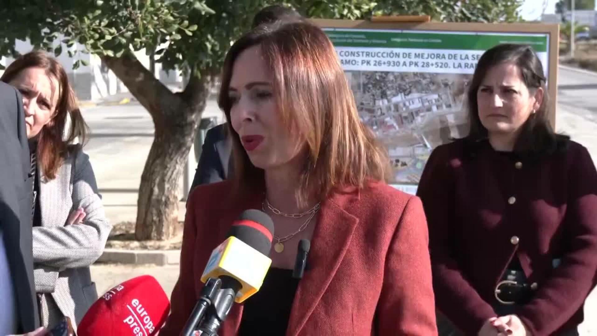 Junta remodelará por 3,6 millones la carretera de acceso a La Rambla (Córdoba) desde la A-386