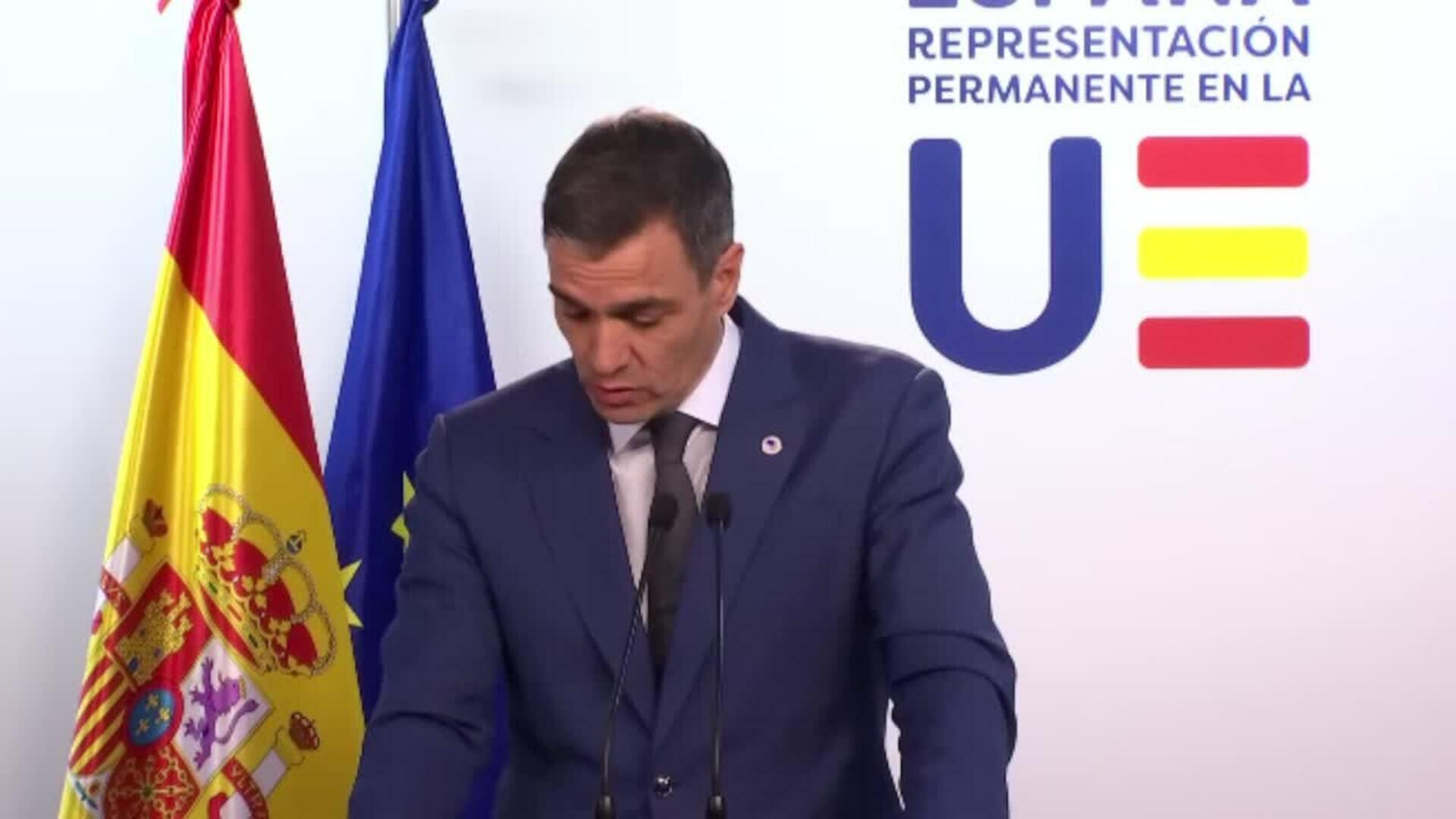 Sánchez descarta el despliegue de tropas españolas en Ucrania: "No lo vemos"