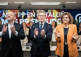 El acercamiento de Feijóo a Junts inquieta a los populares catalanes