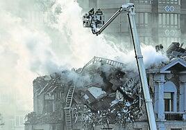 Una lluvia de 111 drones rusos causa dos muertos en el corazón de Kiev