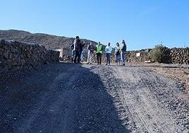 Barranco encauzado en La Degollada