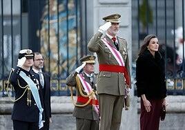 El Rey reivindica la respuesta de los militares en la Dana como «elemento esencial» del Estado