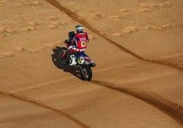 Schareina cede tiempo tras una inoportuna caída