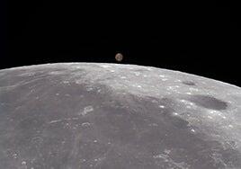 Marte desaparece tras la Luna