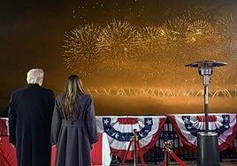 Trump arranca su fiesta en Washington: fuegos artificiales, Village People y paella con chorizo