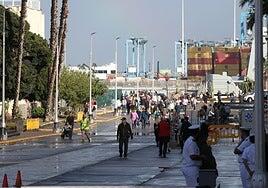 La borrasca Garoé espanta a los súbditos de Leonor