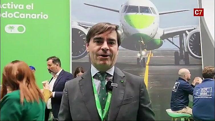 Miguel Ángel Suárez, director comercial y de marketing de Binter