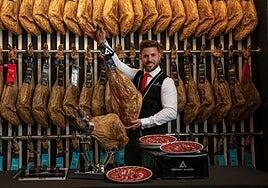 Geovany Almanza, a punto de hacer historia en «la corte» del jamón