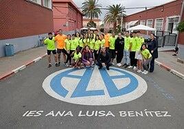 Carreras solidarias en el IES Ana Luisa Benitez de Lomo Apolinario