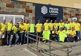 La Policía Local de Santa Lucía llega a un principio de acuerdo por el cambio de cuadrante