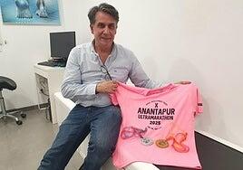 Ernesto López, de Telde a India, a por un dorsal que cambia vidas