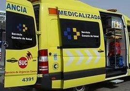 Un ciclista de 72 años, herido moderado tras ser atropellado en Fuerteventura