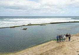 Mejoras en la piscina salada de Bocabarranco de Gáldar