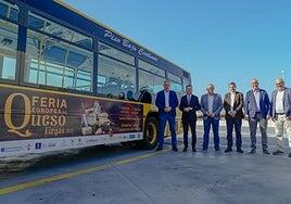 La Feria Europea del Queso se da a conocer en la capital a bordo de Guaguas Municipales