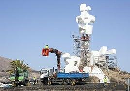 El Monumento al Campesino recupera la escultura principal