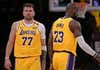 Los Lakers inician la era Doncic con una victoria contundente