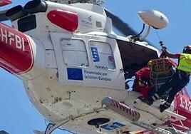 Rescatada una senderista accidentada