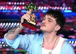 El joven genovés Olly gana el Festival de Sanremo con una canción de aires nostálgicos